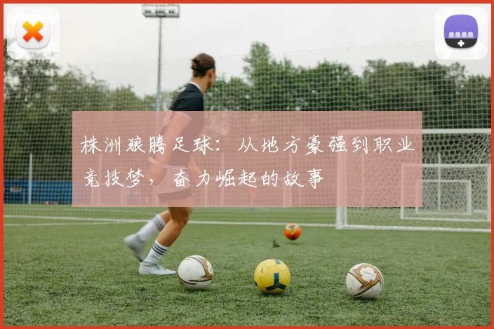株洲狼腾足球：从地方豪强到职业竞技梦，奋力崛起的故事